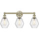 Cindyrella 3 Light 24 inch Antique Brass Bath Vanity Light Wall Light in Seedy