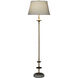Avery 70.75 inch Aged Brass and Beige Linen with Light Beige Marble Floor Lamp Portable Light