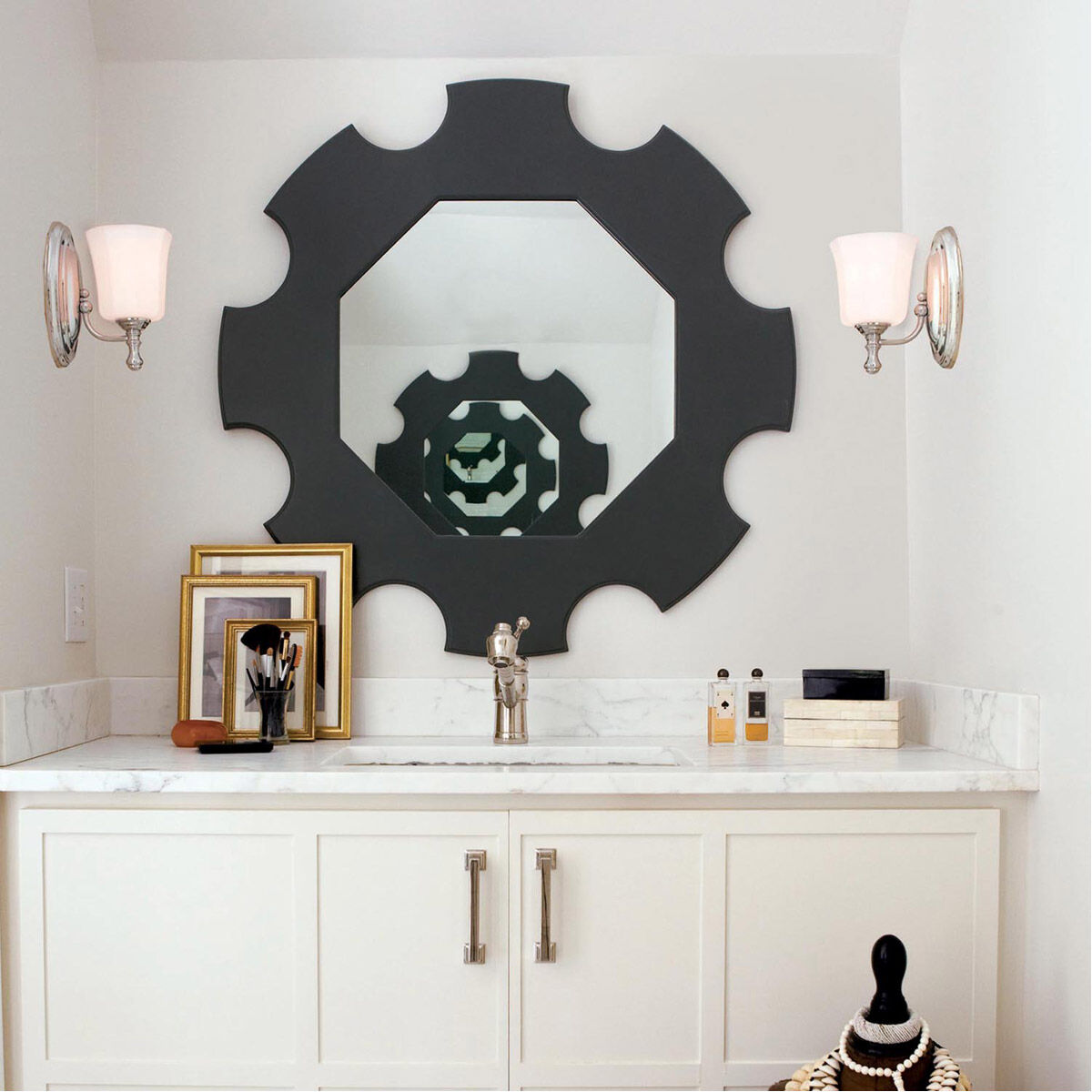 Shelly 1 Light 7.5 inch Chrome Vanity Light Wall Light