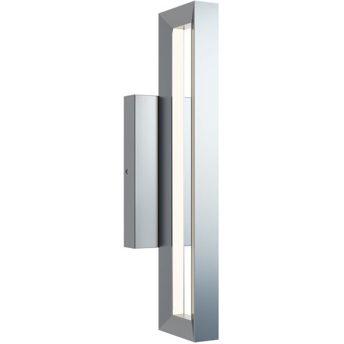Liam LED 18 inch Painted Nickel Outdoor Wall Sconce