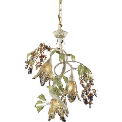 Huarco LED 16 inch Sage Green with Seashell Chandelier Ceiling Light