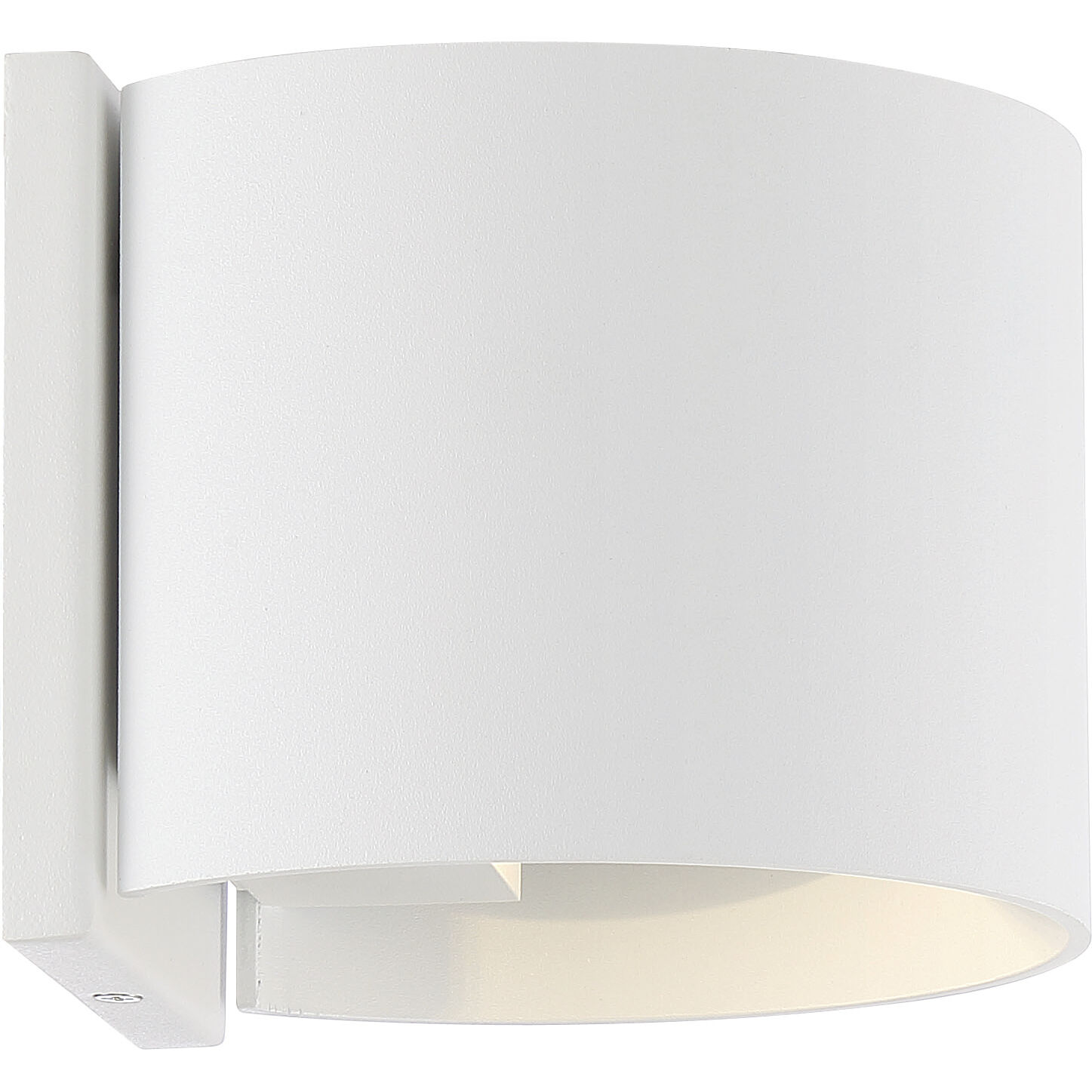 Lightgate LED 5 inch White Outdoor Wall Sconce