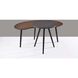 Gilmour 39 X 16 inch Black and Walnut Nesting Tables
