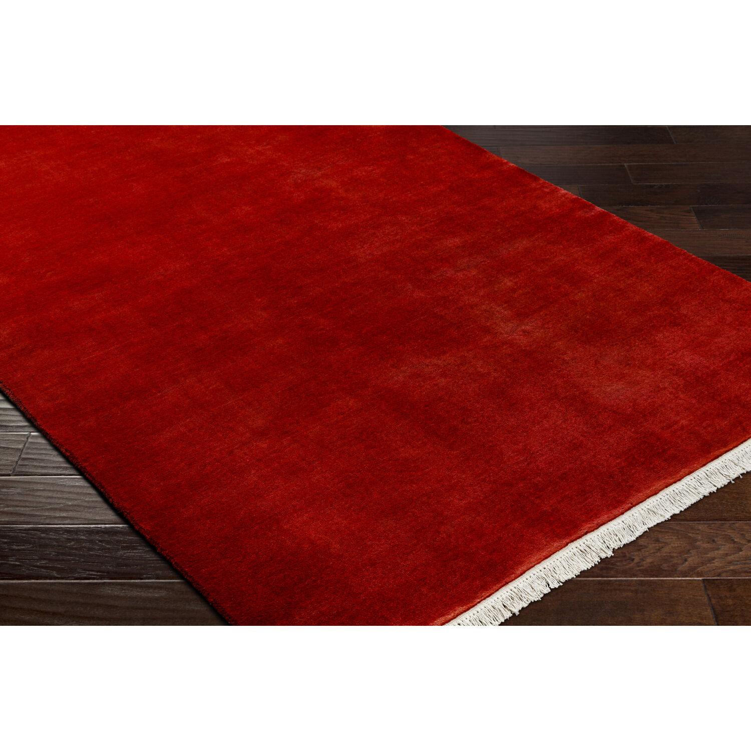Evergreen 96 X 96 inch Burgandy Handmade Rug in 8 x 8