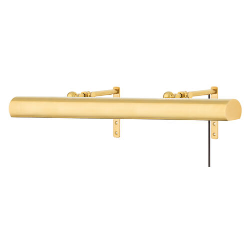 Vernon 100 watt 30 inch Aged Brass Picture Light Wall Light