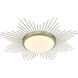 Kieran LED 24 inch White Gold Flush Mount Ceiling Light