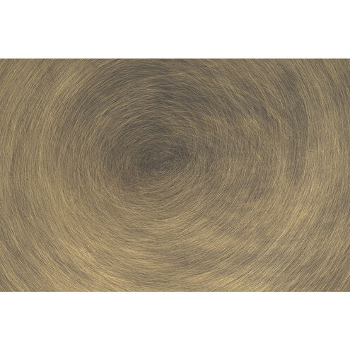 Lee 19 X 19 inch Aged Brass Side Table