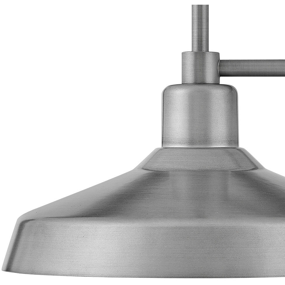 Coastal Elements Forge Outdoor Wall Mount Lantern in Antique Brushed Aluminum