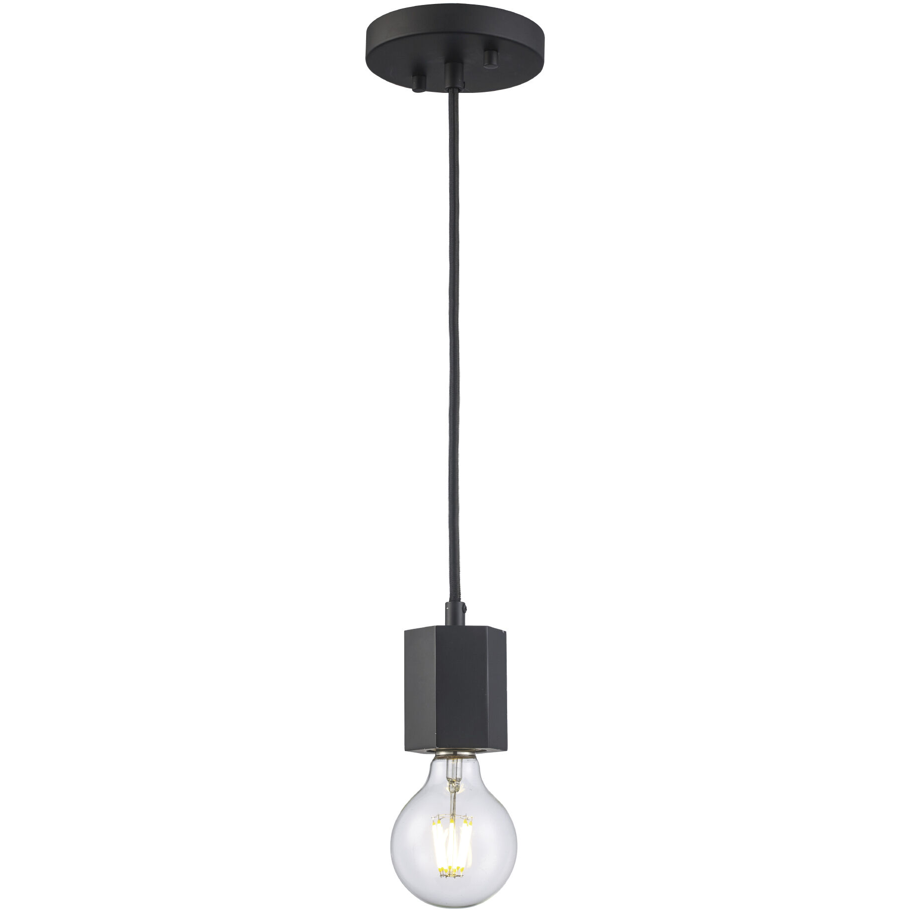 Placerville 1 Light 2 inch Black Mini Pendant Ceiling Light