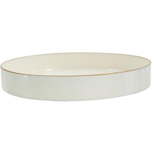 Mimosa Gloss White/Gold Tray