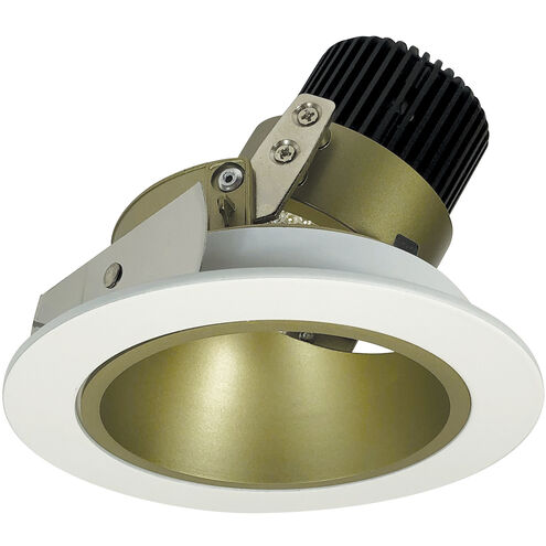 Iolite Champagne Haze with Matte Powder White Recessed Light in 2700K, Champagne / Matte Powder White, 1000, Round Deep Cone Reflector