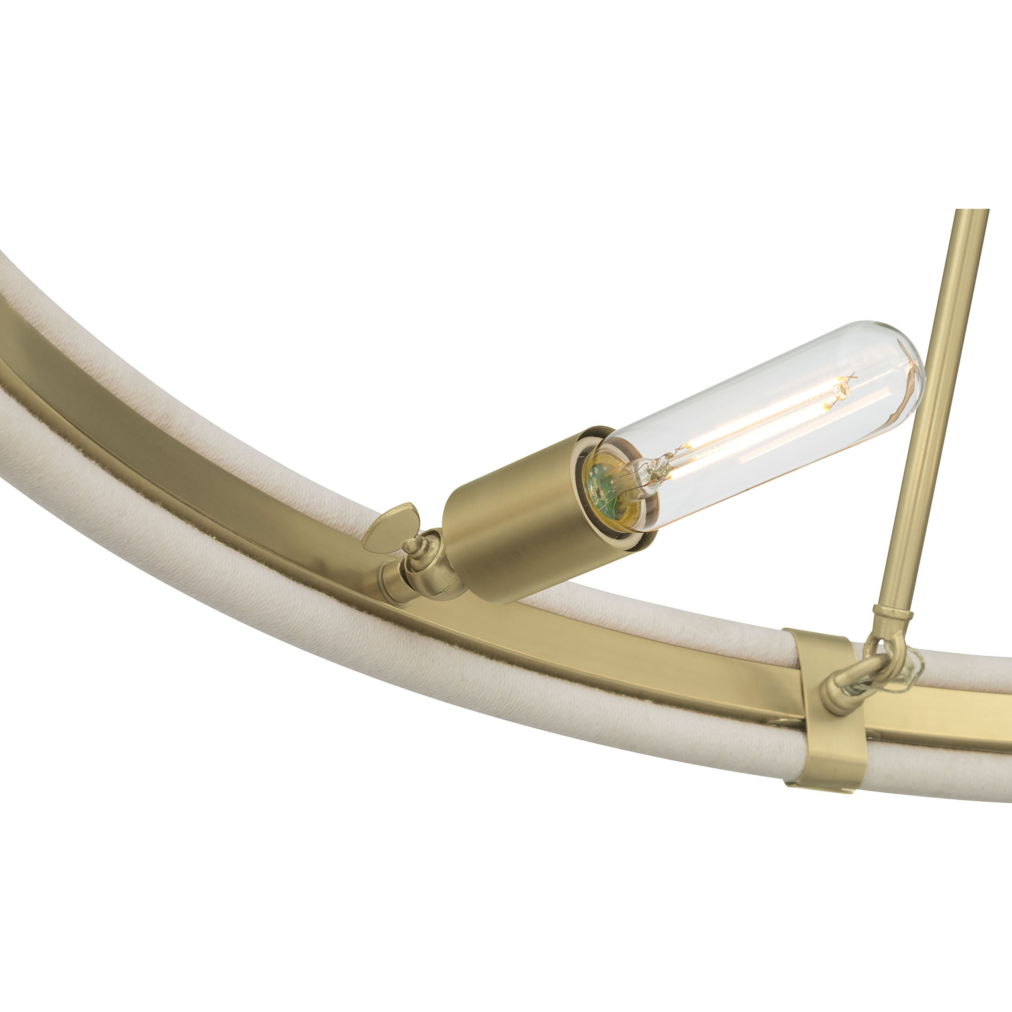 Rovessa 6 Light 39 inch Vintage Brass Chandelier Ceiling Light