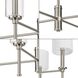 Elara 4 Light 23 inch Brushed Nickel Chandelier Ceiling Light