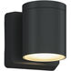 Outdoor Cylinder 1 Light 5.8 inch Anthracite LED Wall Sconce Wall Light