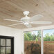 Renew Patio 52 inch Matte White Ceiling Fan