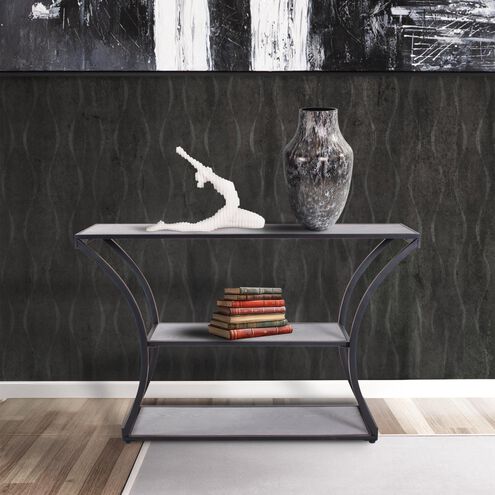 Collins 47 inch Black and Gray Console Table