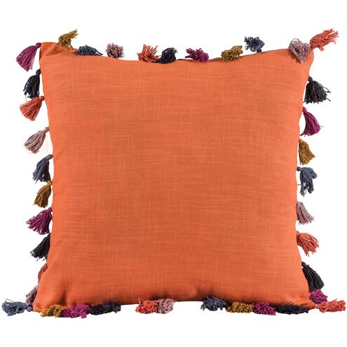 Sequoia 20 X 5.5 inch Orange with Multicolor Accent Pillow