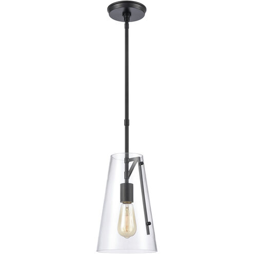 Trustle 1 Light 7 inch Matte Black Mini Pendant Ceiling Light