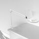 Modern 47 inch 8.00 watt White Task Table Lamp Portable Light, Task