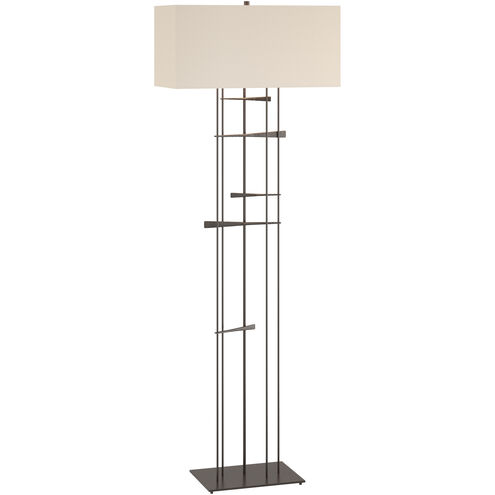 Cavaletti 65.2 inch 100 watt Oil Rubbed Bronze Floor Lamp Portable Light in Flax
