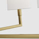 TOB by Thomas O'Brien Danica 4 Light 36 inch Burnished Brass Chandelier Ceiling Light