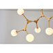 Canada 8 Light 20 inch Gold Chandelier Ceiling Light