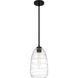 Asher 1 Light 8 inch Matte Black Mini Pendant Ceiling Light