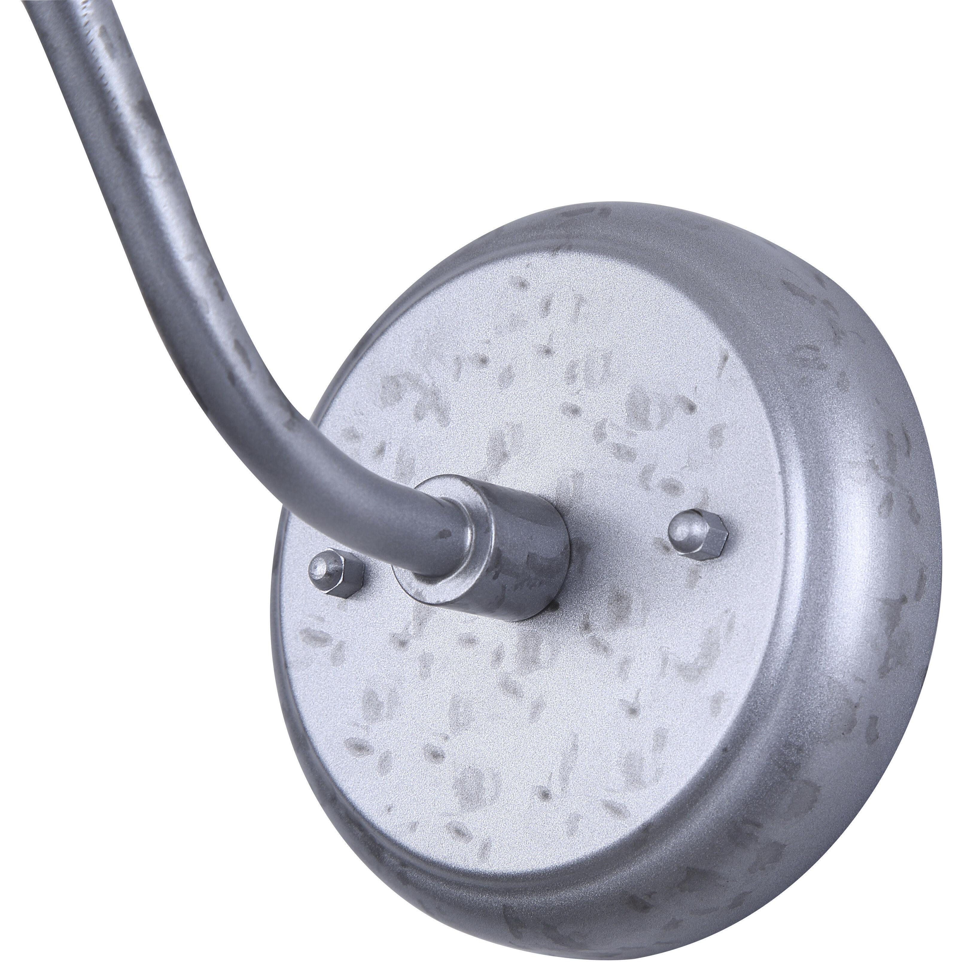 Desi 1 Light 10 inch Distressed Galvanized Outdoor Wall Lantern