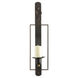 Pam Cain 7 inch Bronze/Clear Sconce Wall Light