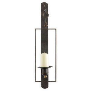 Pam Cain 7 inch Bronze/Clear Sconce Wall Light