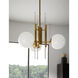 Oberon 3 Light 25 inch Antique Brass Pendant Ceiling Light