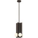 Vestra LED 10.5 inch Dark Bronze Pendant Ceiling Light