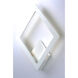 Alumilux Rhombus LED 19.25 inch White Outdoor Wall Sconce