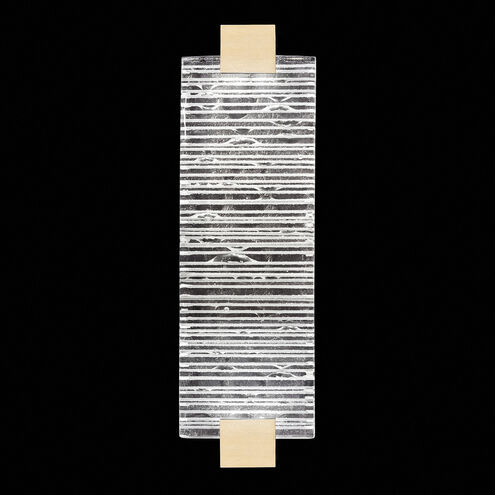 Terra Wall Sconce Wall Light in Gold, Rake Cast Glass