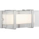 Miter LED LED 12.25 inch Brushed Nickel ADA Wall Sconce Wall Light, Progress LED