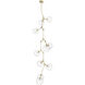 Fairfax Ave. 10 Light 27 inch Brushed Brass Chandelier Ceiling Light
