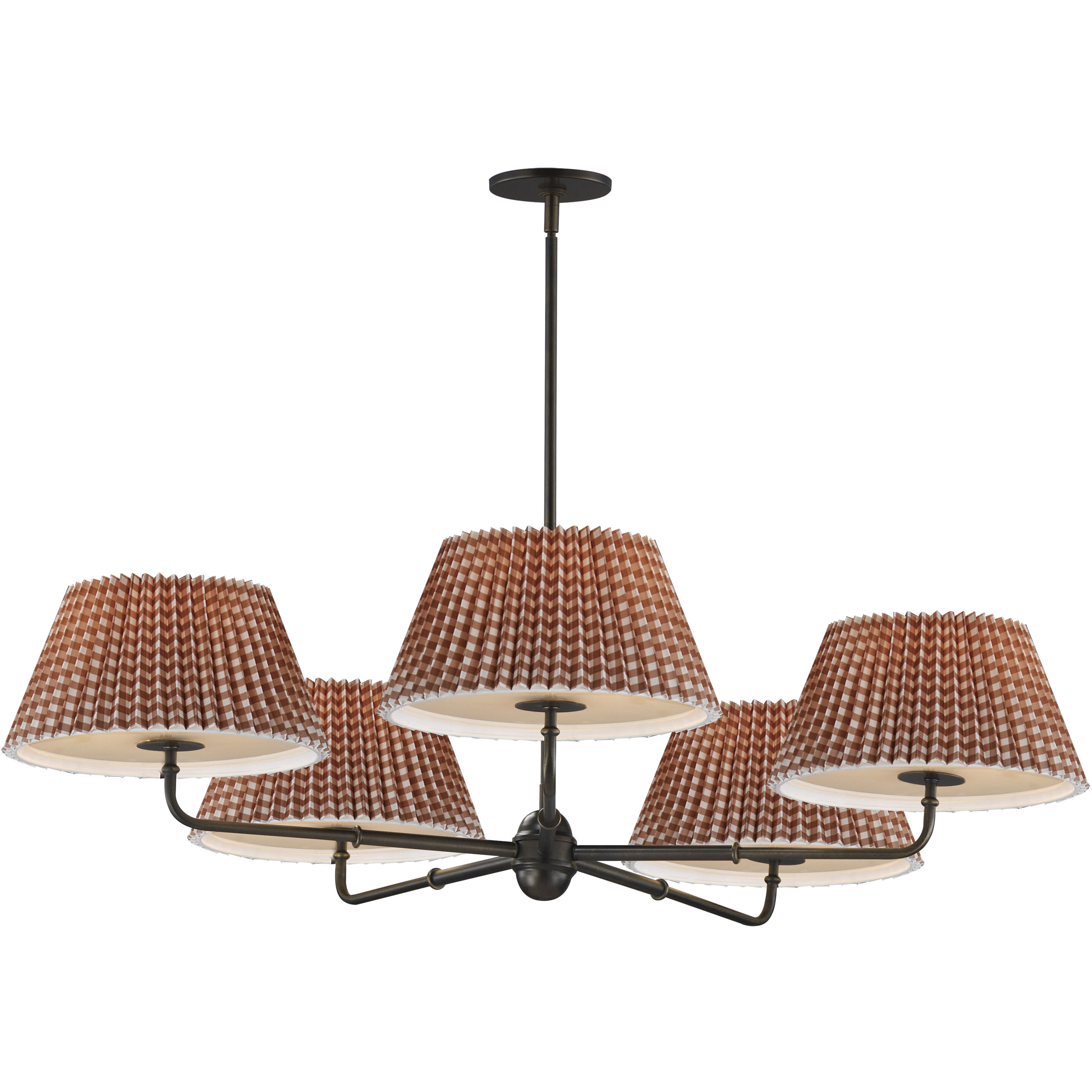 Dunbridge 5 Light 42 inch Antique Bronze Chandelier Ceiling Light