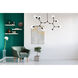 Cavoli 8 Light 32 inch Black Chandelier Ceiling Light