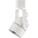HT Series 1 Light 120V White Track Head Ceiling Light, Round