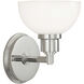 Whitman Sconce Wall Light in Polished Nickel