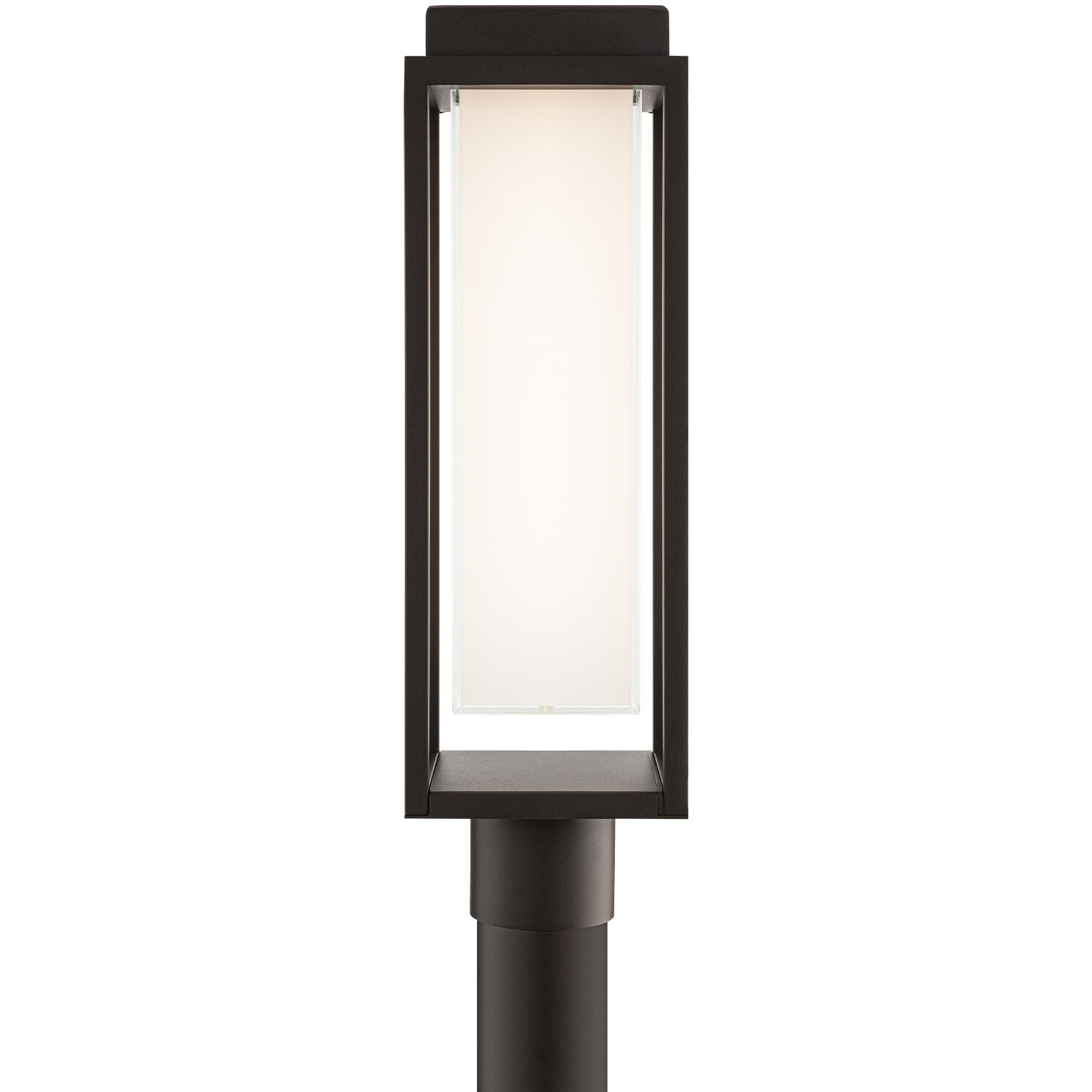 Framed LED 20 inch Bronze Outdoor Post Lighting