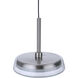 Centric LED 14 inch Brushed Polished Nickel Pendant Ceiling Light
