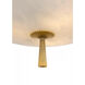AERIN Pascal LED 19 inch Hand-Rubbed Antique Brass Bowl Pendant Ceiling Light