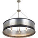 Cannery 6 Light 38 inch Ombre Galvanized Pendant Ceiling Light