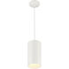 Pilson XL LED 6 inch Matte White Pendant Ceiling Light