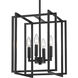 Tribeca Pendant Ceiling Light in Matte Black/Pewter, Mini