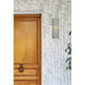 Raine 16 inch Silver Outdoor Wall Light
