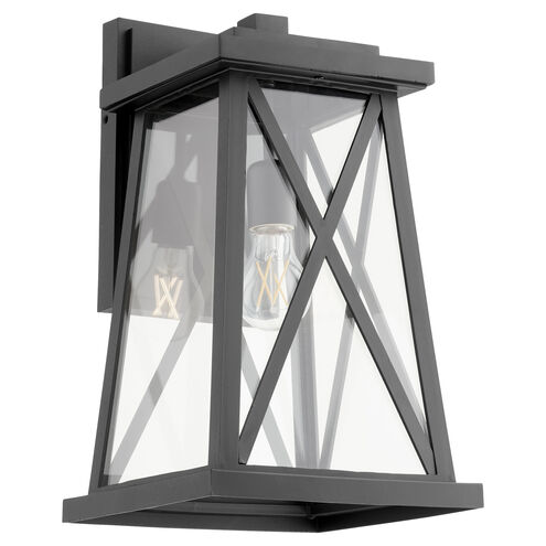 Artesno 1 Light 16 inch Textured Black Outdoor Wall Lantern