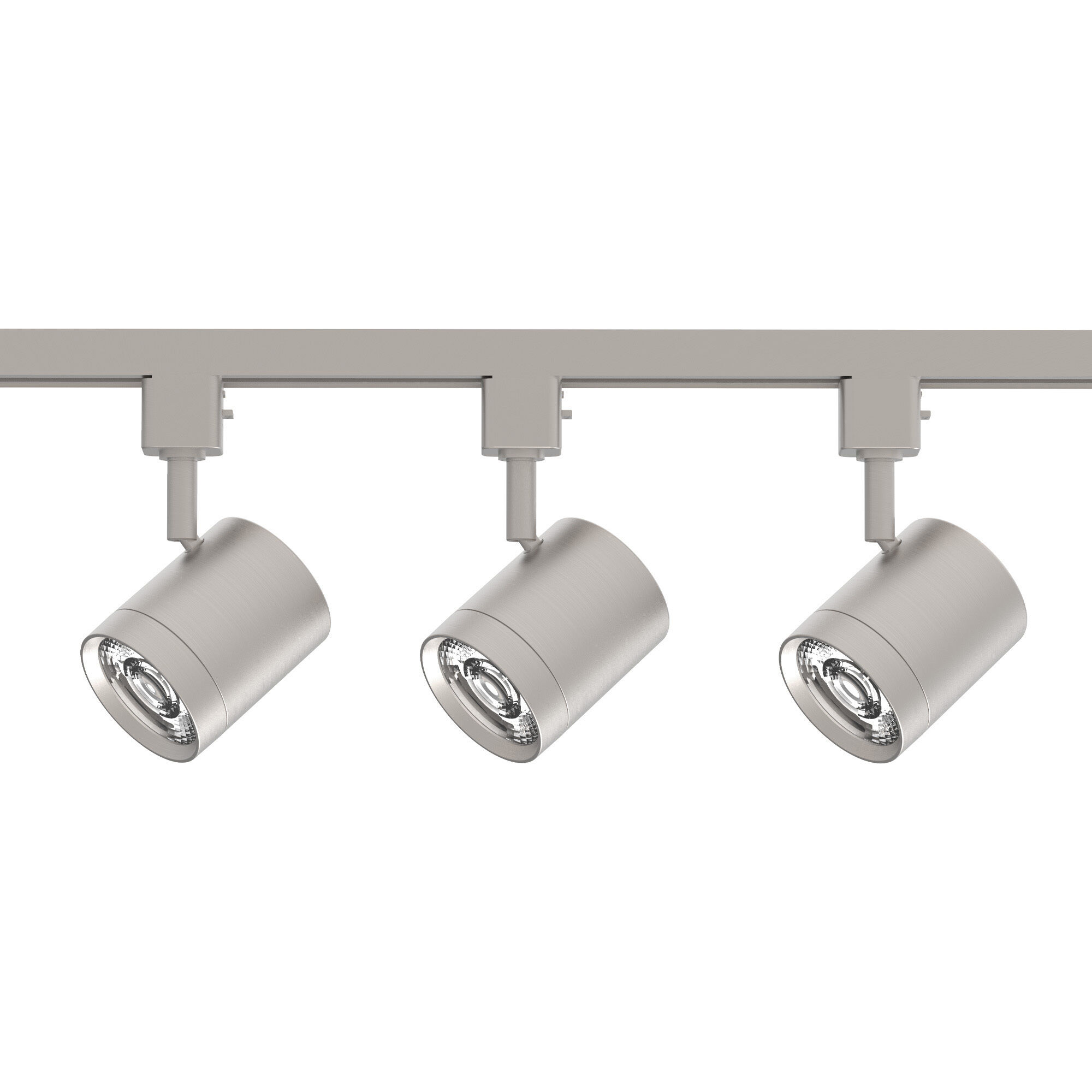 Charge 1 Light 120 Brushed Nickel J Track Fixture Ceiling Light in 3000K, WAC Limited