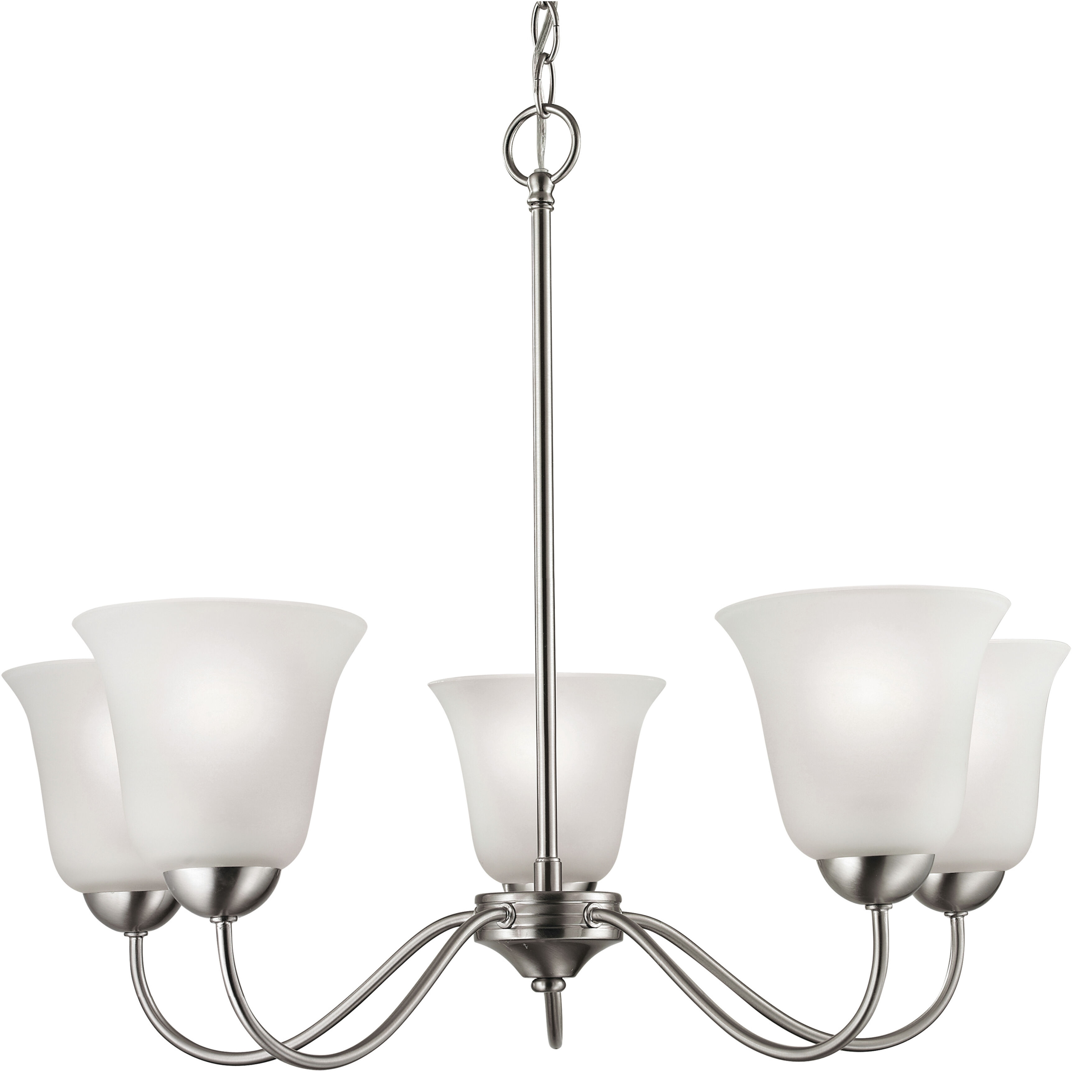 Conway 5 Light 26 inch Brushed Nickel Chandelier Ceiling Light